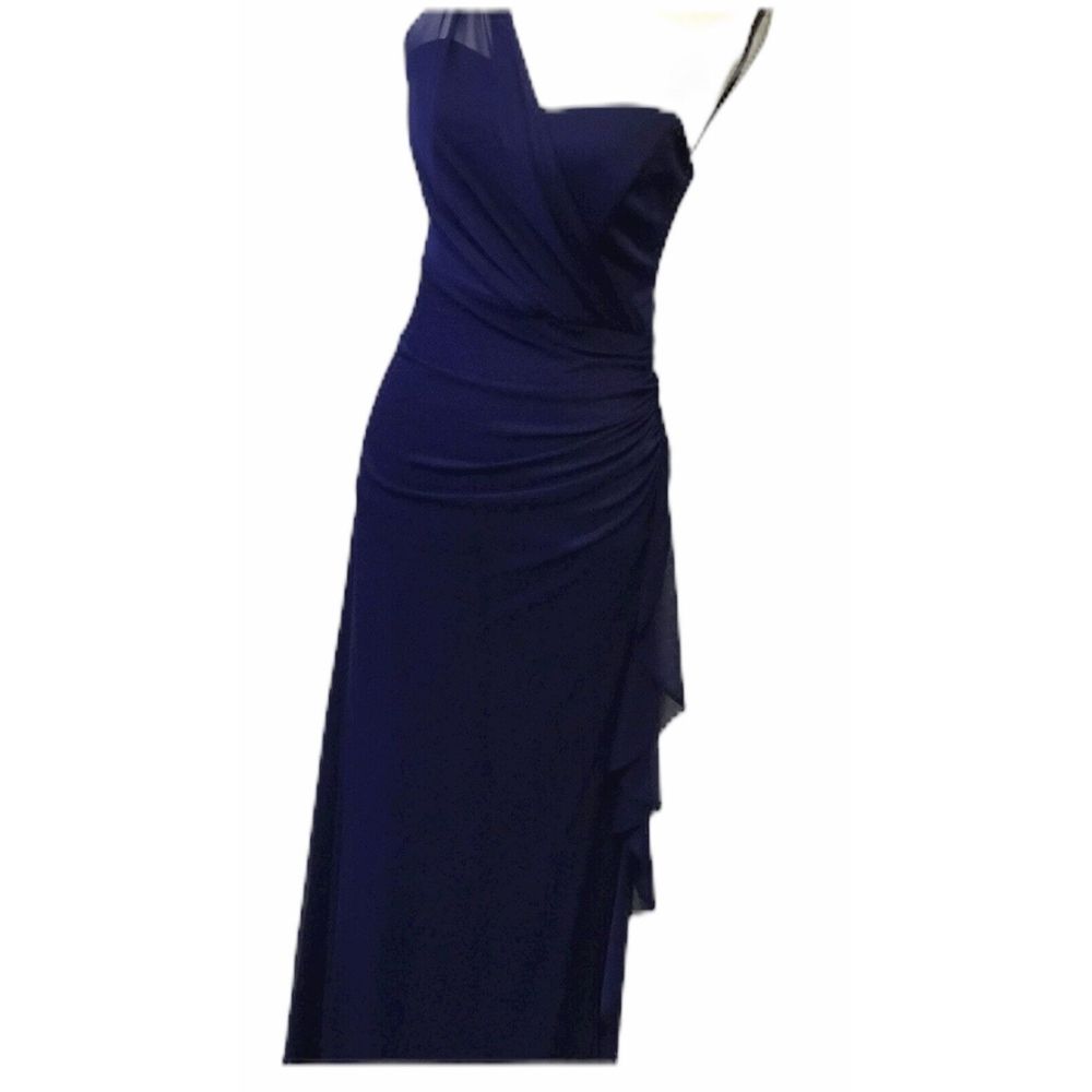 Beautiful Special Occassion -Mother Of The Bride Formal Sz 3 Blue By Stacy Sklar